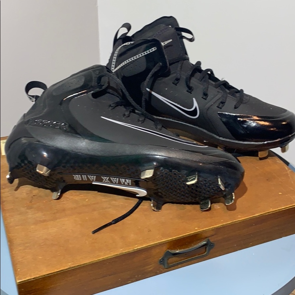 NWOT Nike Air Max Hurarche Mid Metal Cleat - Picture 3 of 7